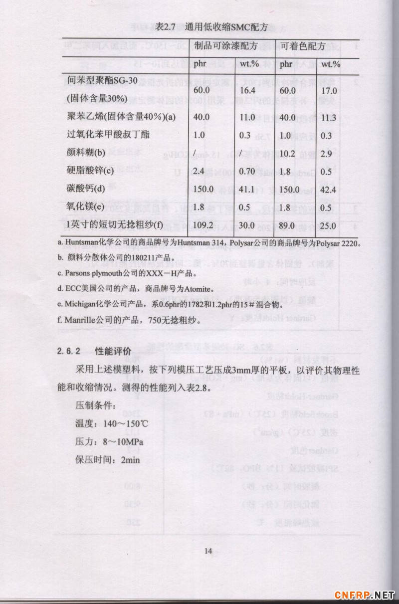 片狀模塑料 14