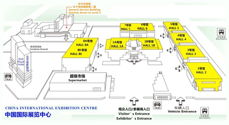 北京.國際展覽中心全館圖